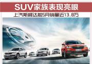 上汽斯柯达前5月销量近13.8万 SUV家族表现亮眼