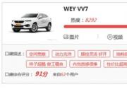 打破油耗认知误区 VV7重新定义中型SUV