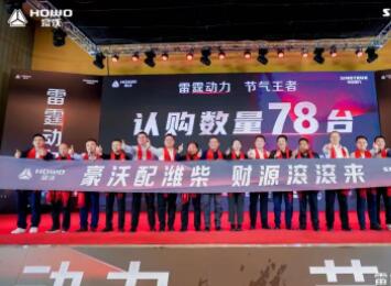 中国重汽豪沃TH7新一代560马力燃气荣耀发布