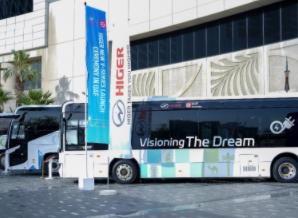 苏州金龙新V系客车迪拜上市：引领阿联酋公共出行新风尚