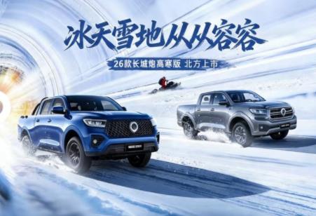 把寒冷挡在车外,2026款长城炮高寒版让冬季用车底气满满
